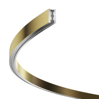 Шинопровод накладной/подвесной Магнитная модульная трековая система FLARITY Busbar trunkings Flarity, 1500м, Латунь (Maytoni Technical, TRX154-2SR-D1500-BS)