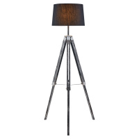 Торшер Lgo Amistad, 1xE27, Серый и Черный (Lussole, GRLSP-0554)
