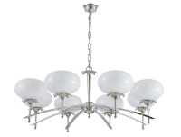 Люстра DOMENICA 4650, 8xE14, никель (Newport, 4658/C nickel) М0070847