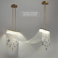 Люстра Afina Hall, 2xled, Бронзовый (Odeon Light, 5420/48l)