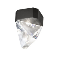 Потолочный светильник Tripla, Прозрачный/Черный/Черный (Fabbian, F41E0121)