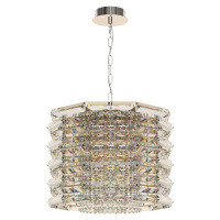 SL6137.103.08 Светильник подвесной ST-Luce никель/прозрачный E14 8*40W STROZZI