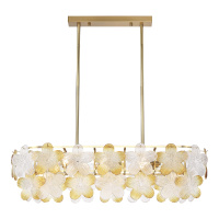 SL6240.203.08 Светильник подвесной ST-Luce золотистый/Прозрачный, январный E14 8*60W TENDER